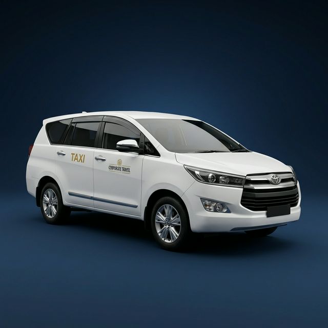 Premium white SUV taxi
